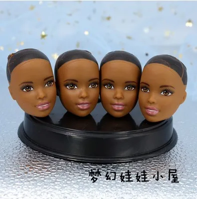 Оригинальная голова куклы чудо-женщина/нормальная и коричневая и черная кожа лысый голова кукла аксессуары DIY для куклы 1/6, игрушки для девочек - Цвет: just one head