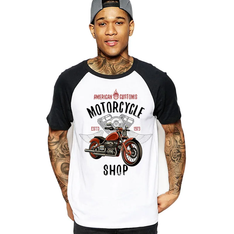 T-shirt body shop High performance Custom Motorcycles Moto usa biker 18746