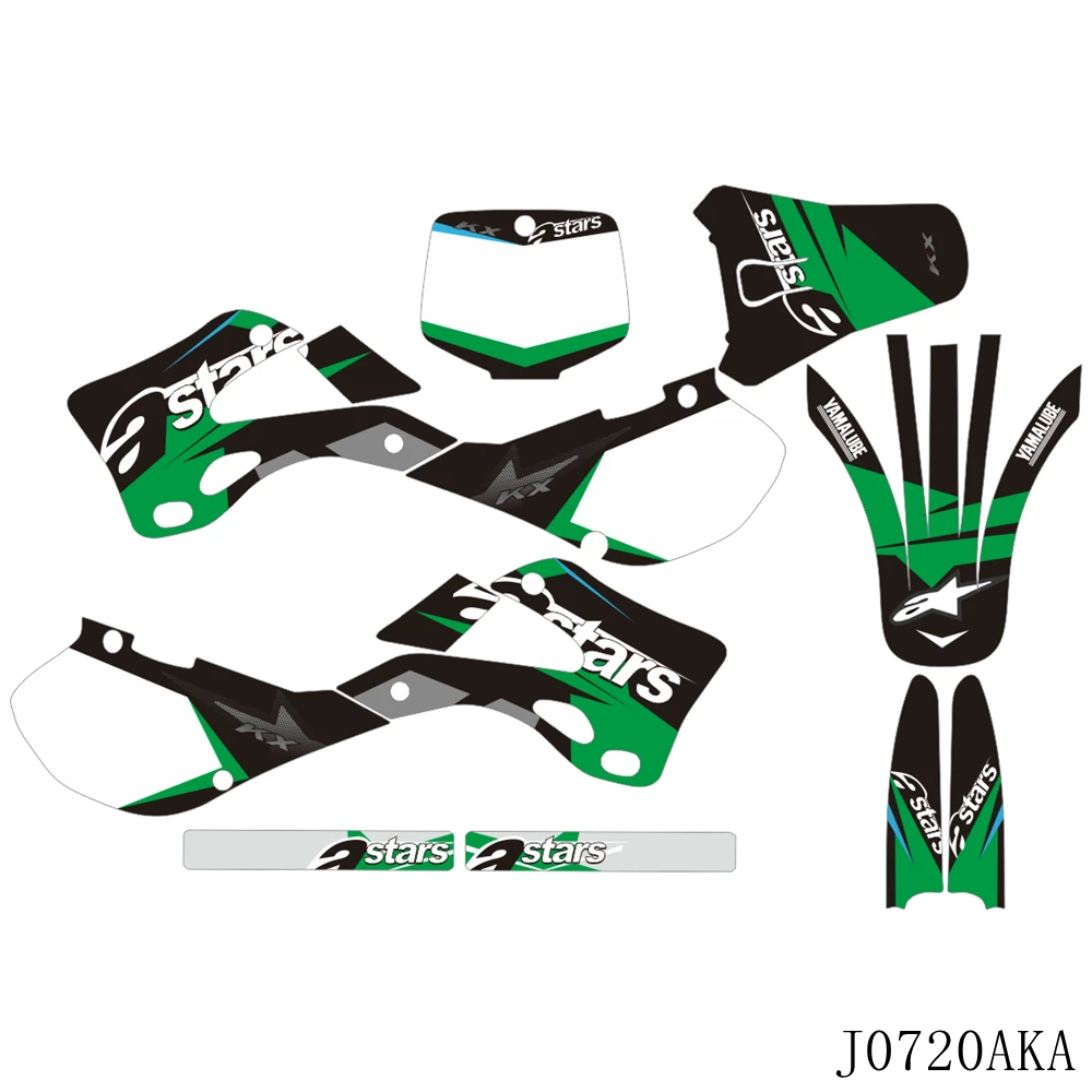 Наклейки для Кавасаки KX125 KX250 KX 125 250 1999 2000 2001 2002 | Автомобили и мотоциклы