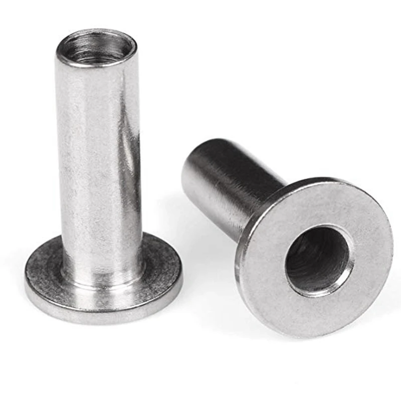 65Pack Stainless Steel Protector Sleeves for 1/8 5/32 or 3/16 Inch Cable Railing with a Drill Bit