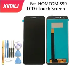 5,5 дюймовый HOMTOM S99 ЖК-дисплей+ кодирующий преобразователь сенсорного экрана в сборе ЖК+ сенсорный дигитайзер для S99+ Инструменты