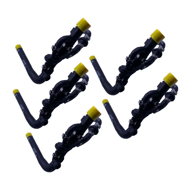 5PCS 058 133 784 AF Exhaust Pipe Vacuum Tube Assembly Pour 1.8 T A4 A6