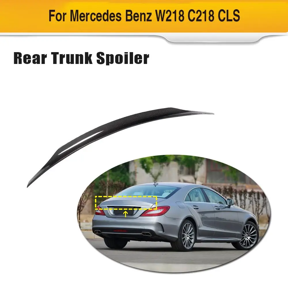 Задний спойлер, крыло, багажник для Mercedes Benz CLS Class W218 2012- седан спойлер заднего крыла крышка багажника из углеродного волокна