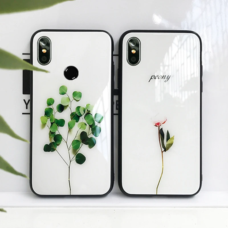 Чехол из закаленного стекла для oppo R19 R17 R15 Pro R11 R9 Plus чехол простой зеленый твердый