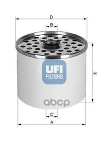 Фильтр Топливный, Дизель UFI арт. 24.361.00