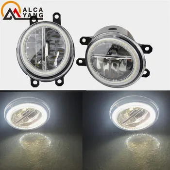 

2 Pieces Car 4000LM LED Bulb Fog Light + Angel Eye For Toyota Corolla 2007-2015 Daytime Running Lamp DRL H11 12V