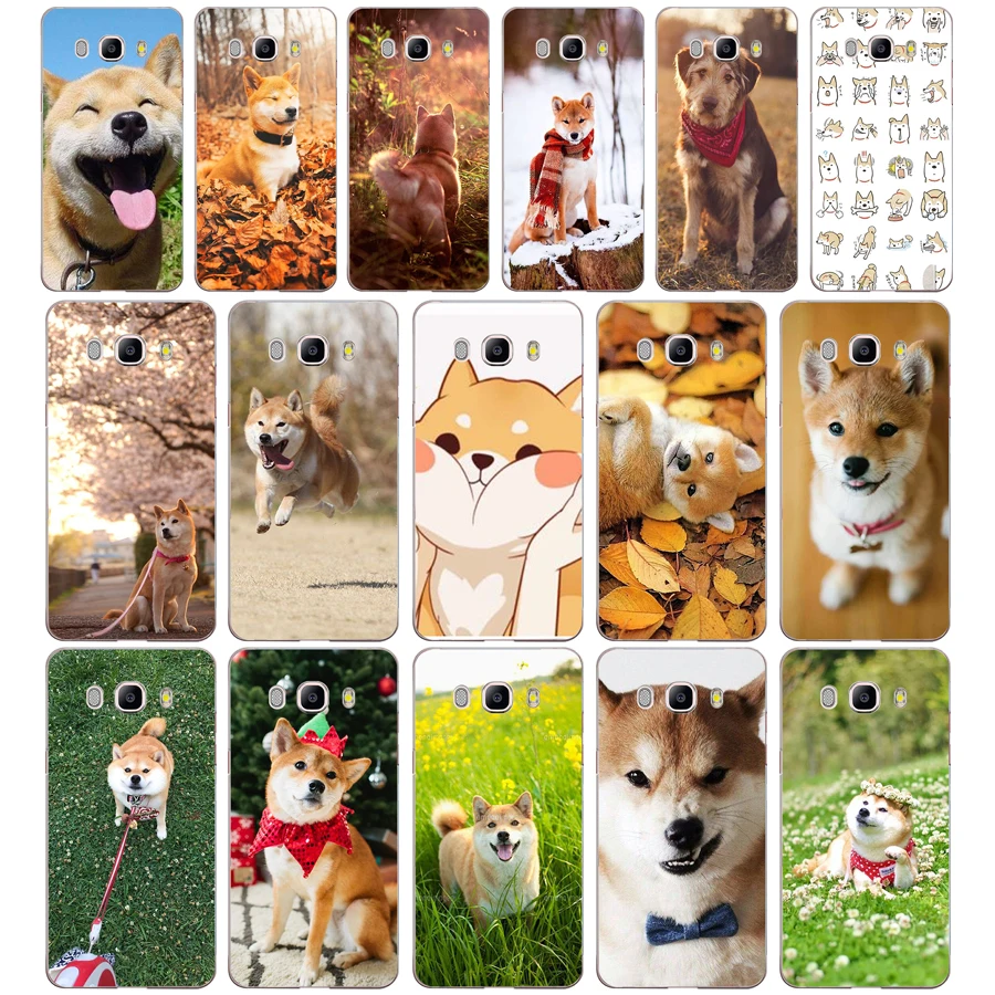 049Fg Brushwood Doge Shiba Inu Funny Dog Custodia Morbida In Silicone Tpu Cover Per Samsung J3 J5 J7 2016 2017 J330 J2 J6 Plus 2018