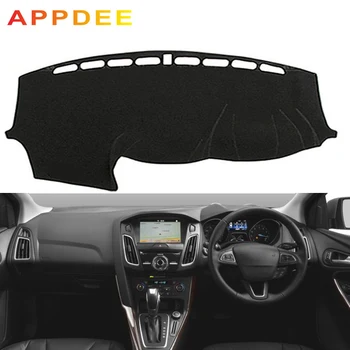 

APPDEE Car Dashboard Cover Dash Mat For Ford Focus 3 MK3 2012 2013 2014 2015 2016 2017 2018 Dashmat Pad Anti-slip Carpet ANti-UV