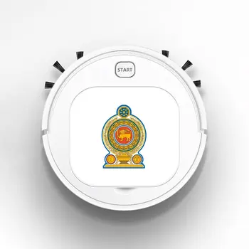 

Robot Vacuum Cleaner Intelligent Automatic Mopping Clean Robot for Hard Floor Carpet Sri lanka Flag Shield Coat Of Arms