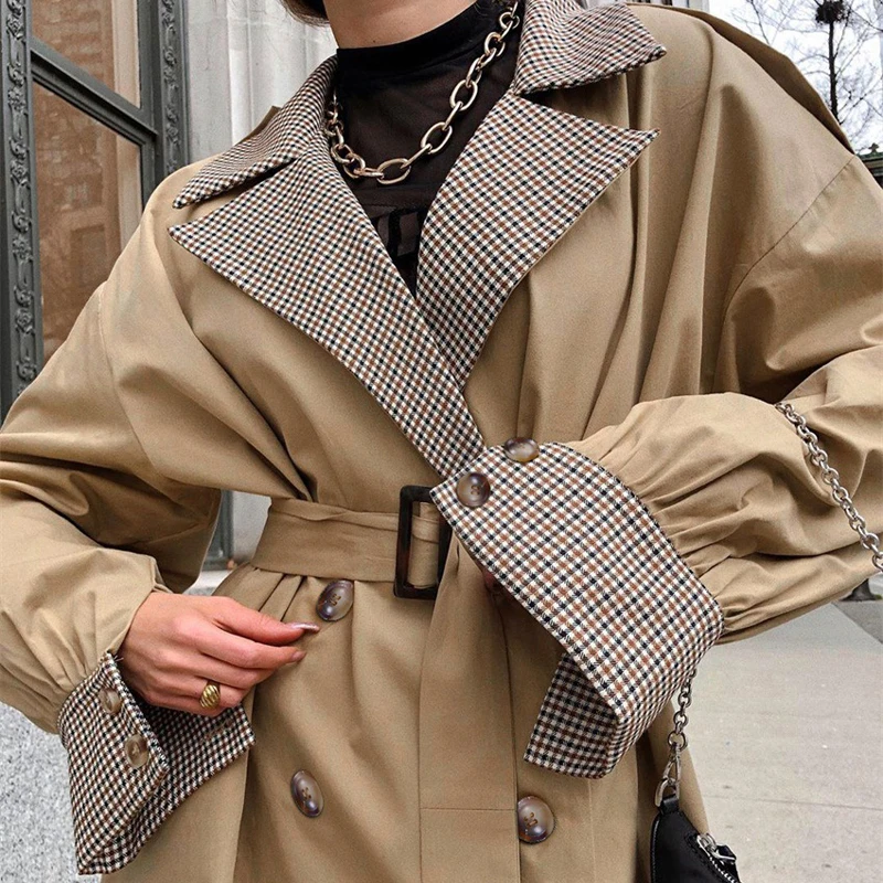 Winter Clothes Fashion England Style Trench Coat