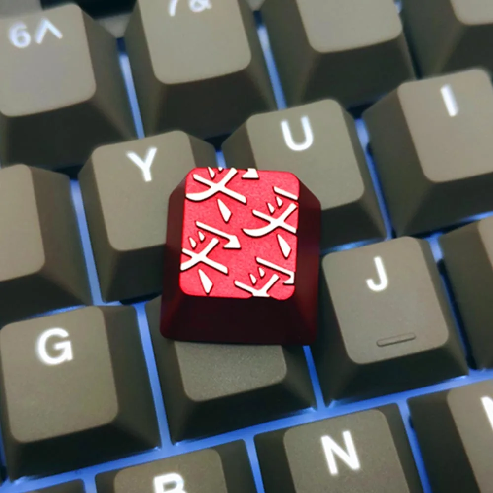 Металлическая клавиатура R4 с китайскими буквами для Cherry Mx Switch Механическая