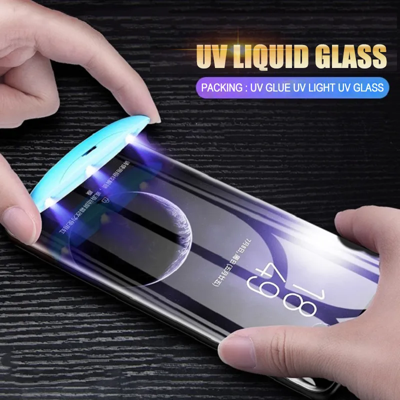 KISSCASE УФ жидкая Защитная пленка для Samsung Galaxy S20 Plus Защита экрана ультра закаленное