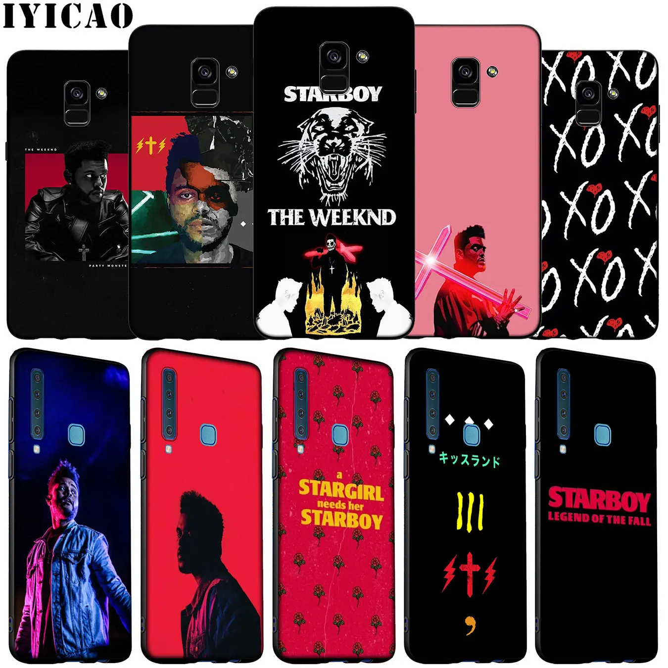 Мягкий силиконовый чехол Weeknd pop для телефона Samsung Galaxy A6 Plus A9 A8 A7 2018 A3 A5 2016 2017 Note 9 8 10 20