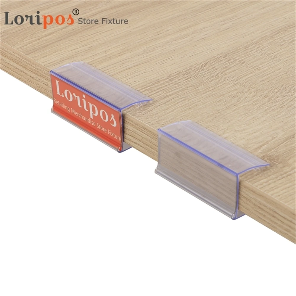 Shelf Strip 6cm X 2.8cm Glass Wood Holder Sign Display Clip AliExpress