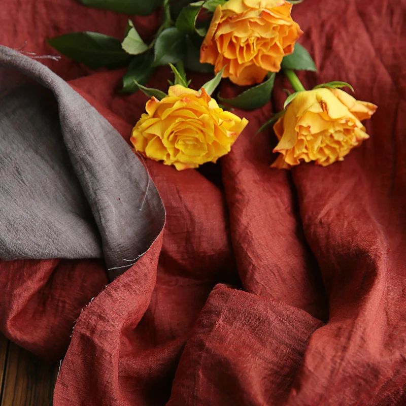 Высококачественная новая ткань двухсторонний чистый креп материал модное платье брюки ткани