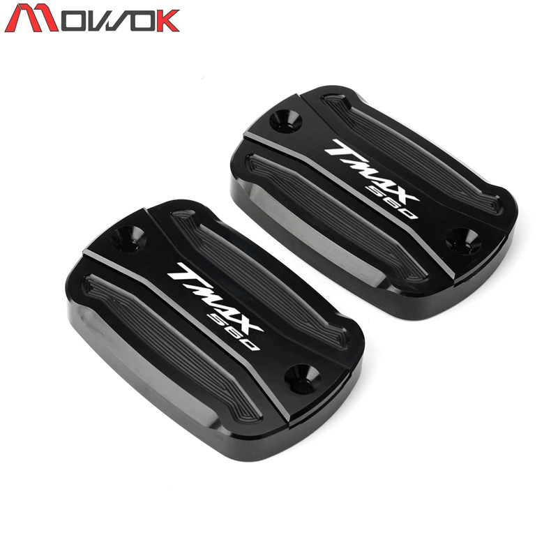 Для Tmax Tech Max TMAX 560- новейшие высококачественные мотоциклетные CNC бачок для тормозной жидкости, топлива бак Кепки крышка