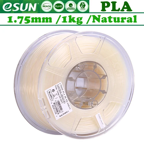 PLA! Esun Филамент пластик для ANET ender3 3d принтер/1 кг 340 м/PETG/ABS/TPU из России - Цвет: PLA-Natural
