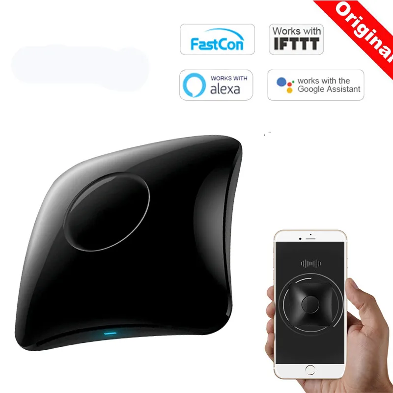 

Broadlink RM4C Pro Smart Home Appliance IR RF Remote Controller Automation Modules Compatible with for Alexa amazon Google Home