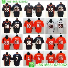 Сшитый мужской чехол Denver Von Miller Bradley Chubb John Elway Demaryius Thomas Keenum Vapor Untouchable Limited Jersey