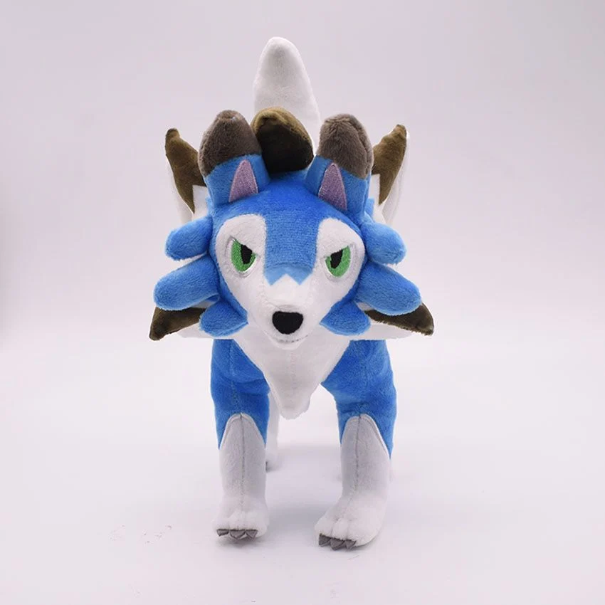 

Покемон из аниме Эволюционная версия Lycanroc плюшевые игрушки украшения подарки на день рождения для детей 28 см
