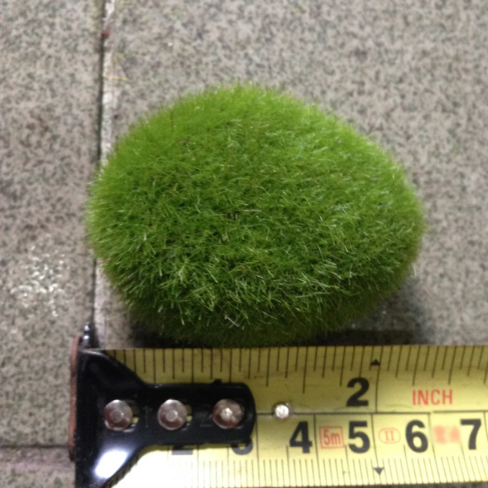 

10pcs Wall Decorative Artificial Plant Office Fake Stone Moss Ball Landscape DIY Shop Window Prop Simulation Hotel Lifelike Home