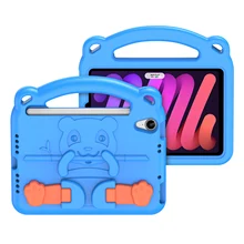 

For Apple iPad Mini 6 Air4 11 Pro Case Cute Kids Cartoon Shockproof EVA Children Safe non-toxic tablet Cover Stand