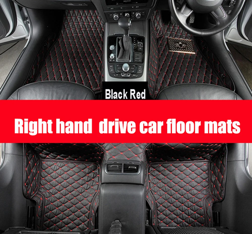 Right Hand Drive Uk Model Car Floor Mats For Bmw 3/4/5/6/7 Series M3 X1