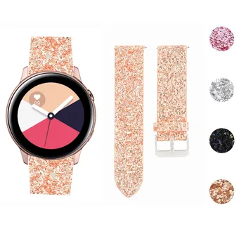 

Leather Straps for Samsung Galaxy Watch Active Strap 20mm Watch Strap Leather Bands for Galaxy Watch 42mm Smart Watch Band Women