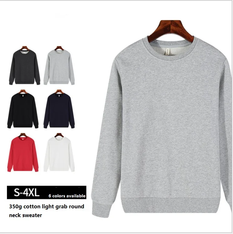 

Men's Colorful and Comfortable Cotton Fabric Round Neck Basic Pullover Men's Sweatshirts Men's Fashion Brand Clothing