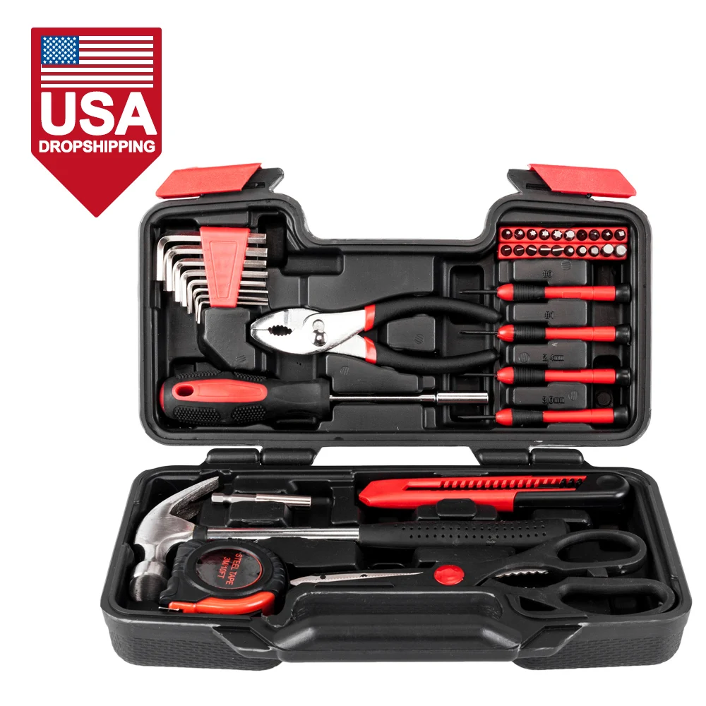 

39 pcs Tool Kit Red