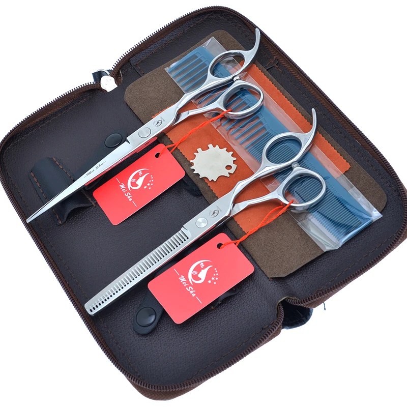 

Парикмахерские ножницы Meisha JP440C 7,0 дюйма, парикмахерские Стайлинг, филировочные ножницы для ухода за волосами, инструменты A0128A