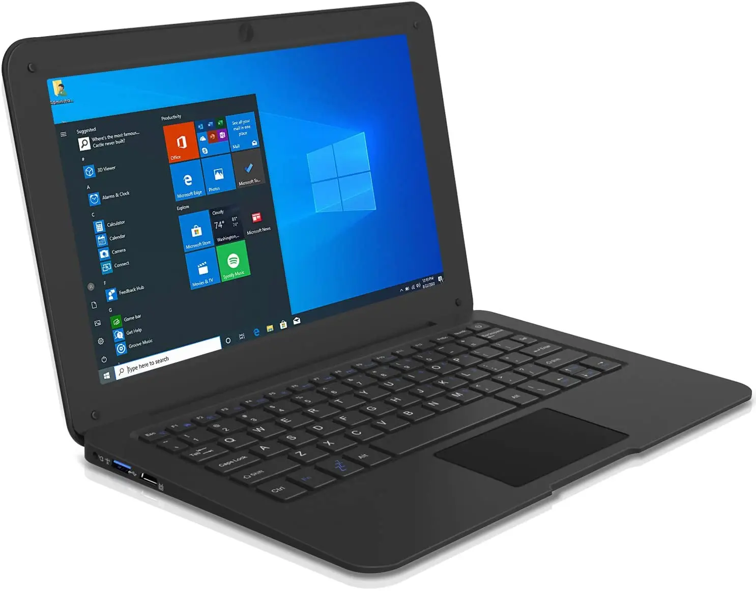 10.1-Inch Portable Netbook with Windows 10 - Intel Quad Core, 6GB+64GB, Wi-Fi, Bluetooth, HD, TF Card Support Description Image.This Product Can Be Found With The Tag Names Computer Office, Netbook computer portable windows, Tablets
