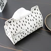 Leather Tissue Box Car Toilet Pumping box Home Living Decoration Table Napkin Holders Papers Dispenser Kitchen Desktop Organizer 4