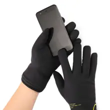 Мужские модные перчатки из натуральной кожи, зимние ветрозащитные водонепроницаемые теплые перчатки с сенсорным экраном для альпинизма и кемпинга