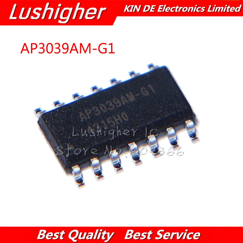 5 шт. AP3039AM-G1 лапками углублением SOP-14 AP3039AMTR SOP14 AP3039 SOP AP3039AM новый оригинальный |