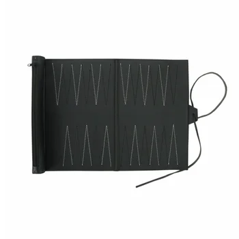 

Entertainment Practical PU Leather Backgammon Compact Durable Accessories Magnificent Portable Foldable Travel Games Chess Board