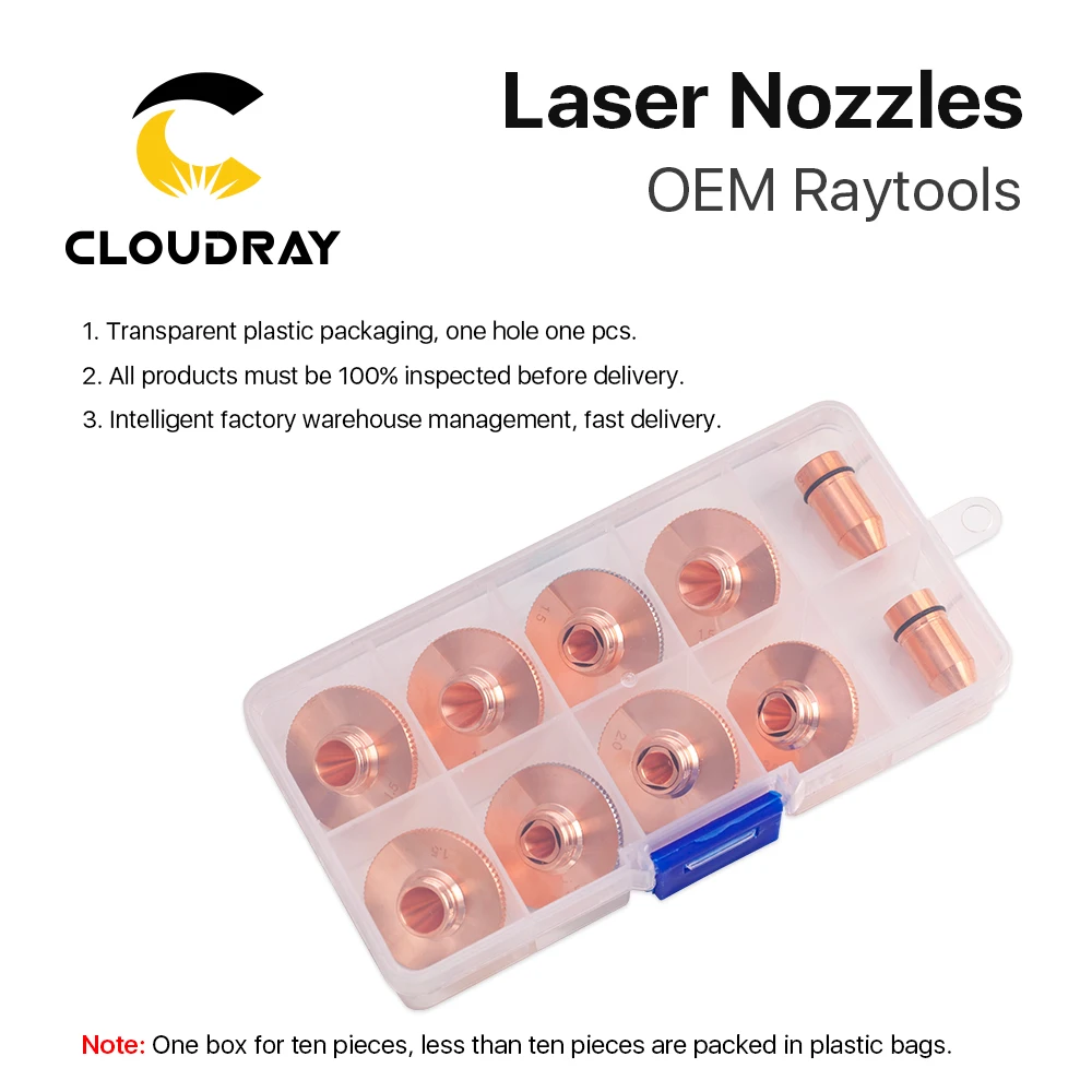 Cloudray Raytools Dia.32mm H15 Caliber 0.8-6.0 Single/Double Layers Welding Laser Nozzles for Fiber Laser Cutting CNC Machine