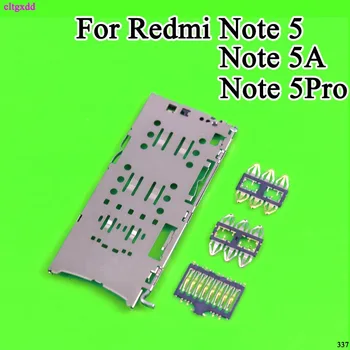 

1pcs micro nano SIM Card SD card Slot Reader Holder Connector Socket for Xiaomi Note 5A Redmi Y1 lite Prime
