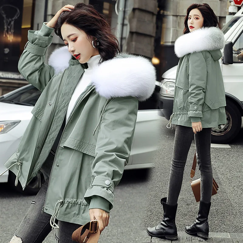 

Plus Velvet Cotton-padded Clothes Women's Short 2019 Winter New Style Korean-style Loose Thick Workwear Small Cotton-Padded Jack