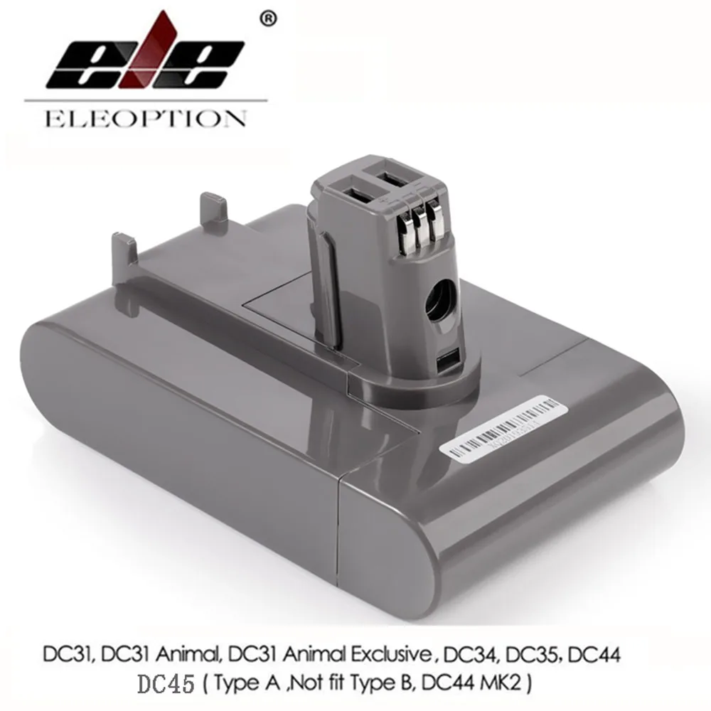(type A) 22.2v 3000mah Liion Vacuum Battery For Dyson Dc35, Dc45 Dc31, Dc34, Dc44, Dc31 Animal
