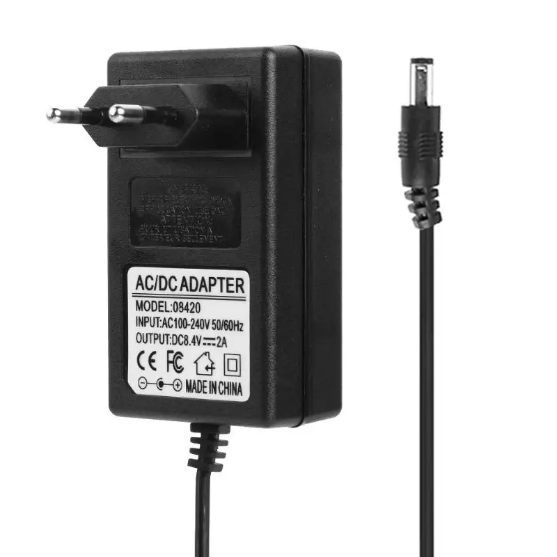 ALLOYSEED для 18650 Литий Батарея Зарядное устройство Plug AC 110-240V DC/DC 4,2 V 8,4 V 12,6 V 16,8 V 21V 1A 2A Зарядное устройство адаптер Мощность адаптер