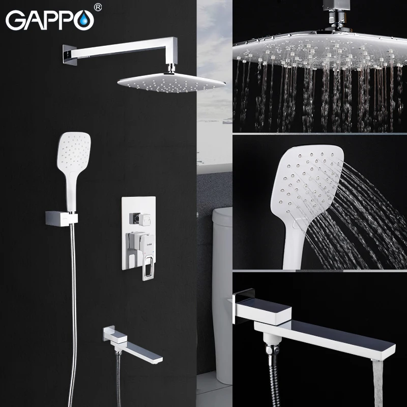 GAPPO, смесители для душа, смеситель для ванной, краны для ванны, душ с дождевой насадкой, настенная Душевая система, torneira do chuveiro