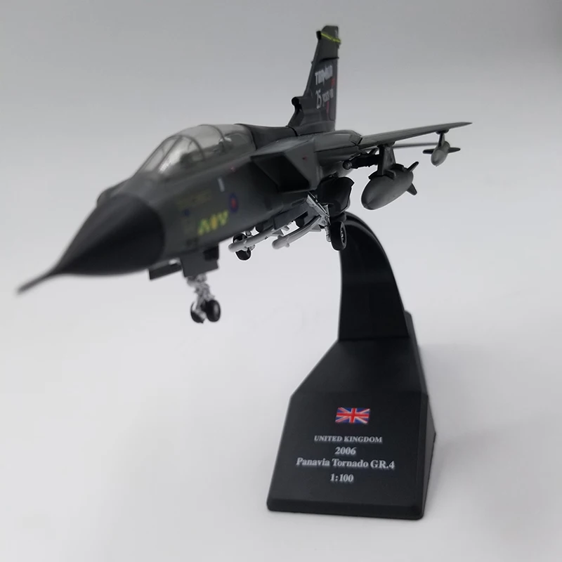 1/100 весы Великобритания королевская воздушная сила Panavia Tornado GR4 авиационный самолет модели детские игрушки F дисплей шоу коллекции