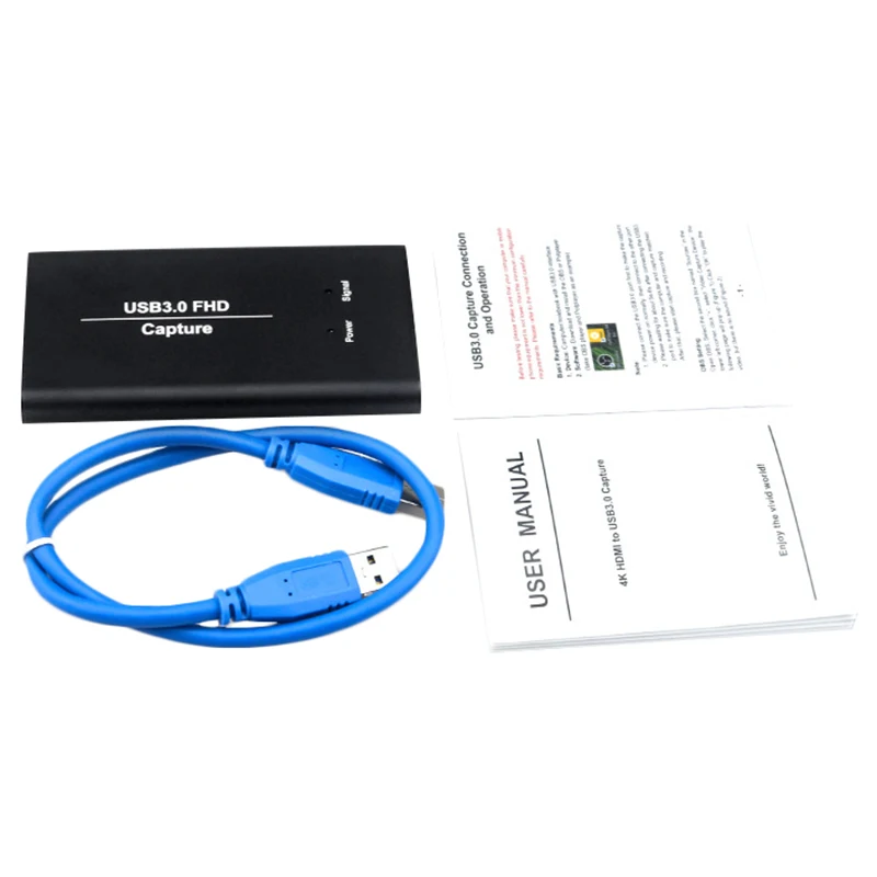 

4K HD HDMI to USB Capture Box Free Drive HDMI Video Capture Card Mobile Game Live Recording