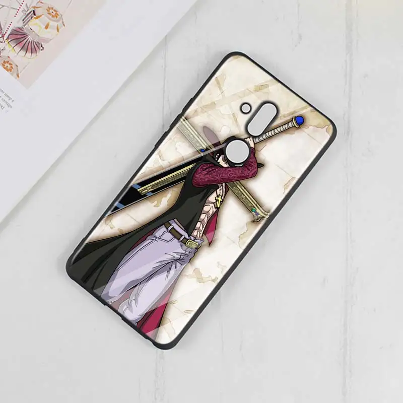 One piece Аниме Мода для huawei mate 30 20 20X(5G) 10 Lite Y9 Y7 Y6 Y5 Pro Prime Lite глянцевый черный чехол для телефона - Цвет: Style 11