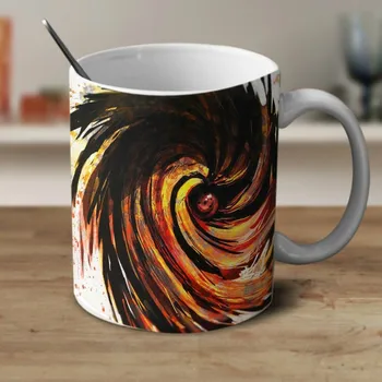 

Obito's Mask Naruto Mug Procelain 320ml Ceramic Coffee Mugs Tea Mug and Cup