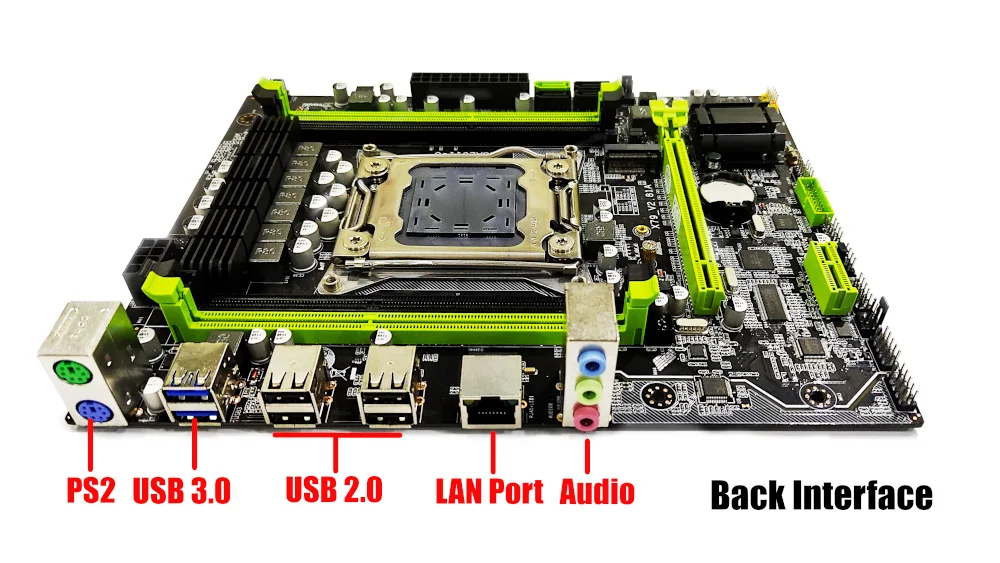 2020X79 LGA 2011 Micro ATX материнская плата M.2 SSD DDR3 E5 cpu SATA 3,0 PCI-Express X16 PS2 Ethernet PCI-Express X1