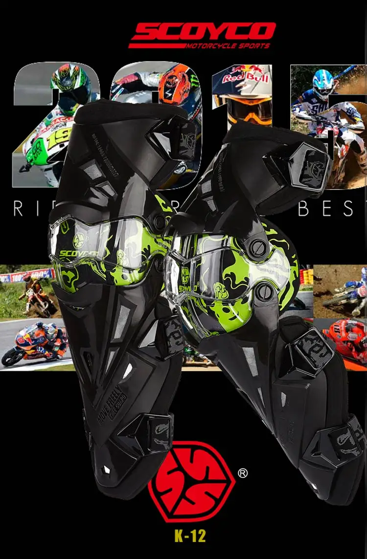 Anti-knee pAd Scoy Motorcycle KNee Cushion safety Sports scooter motor racing Ski Guard