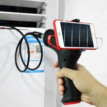 Профессиональная промышленная камера Borescopes 6 регулируемая светодиодная лампа с 80 см трубкой бороскоп инструмент для обслуживания и ремонта автомобилей