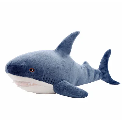 1pc 45CM Plush Shark Toys Soft Stuffed Animal Russia Shark Plush Toys Pillow Cushion Doll Simulation 1